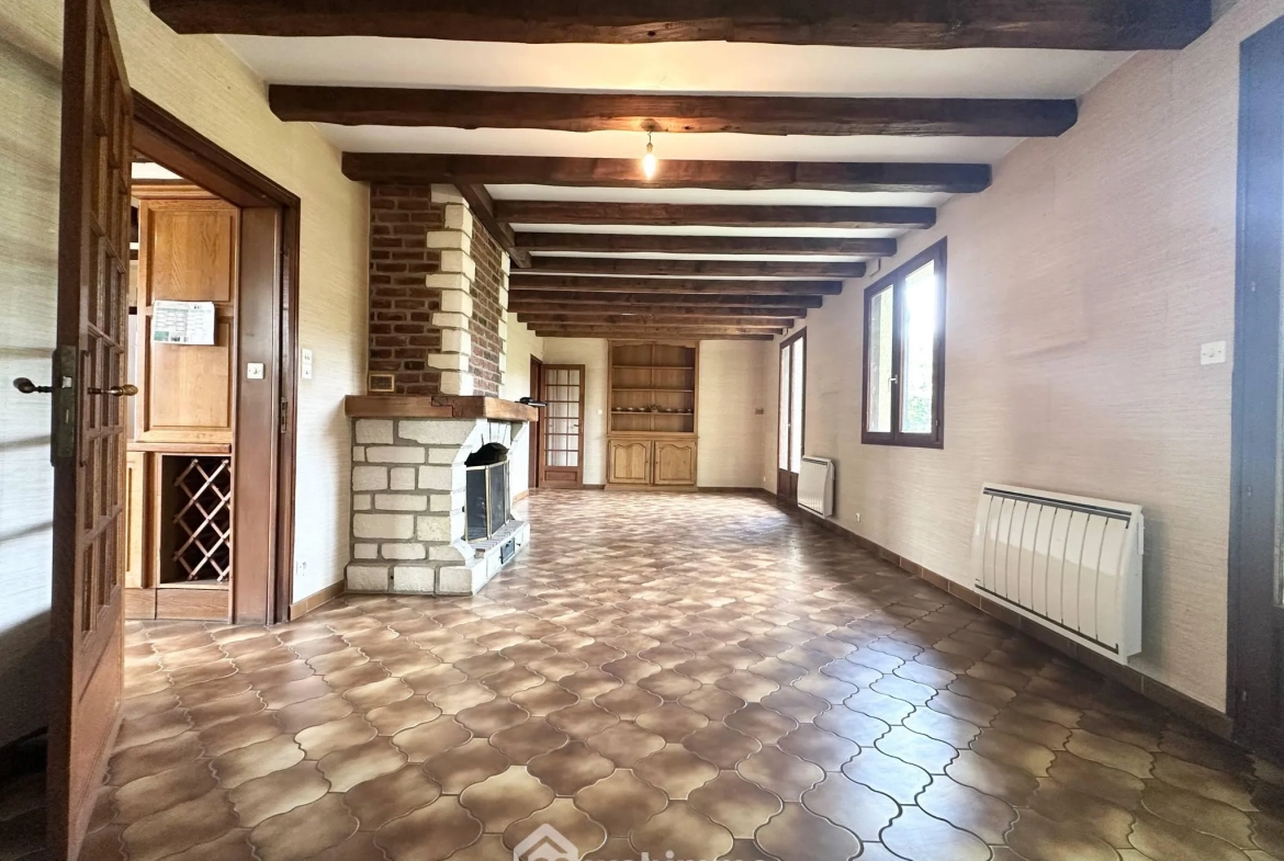 Belle maison de 154 m² à Bruyères-et-Montbérault avec jardin et sous-sol 
