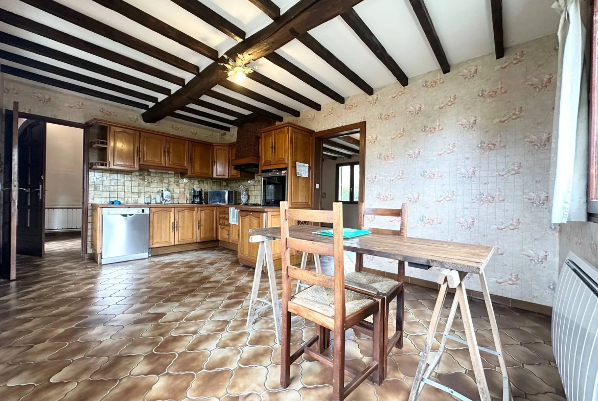 Belle maison de 154 m² à Bruyères-et-Montbérault avec jardin et sous-sol 