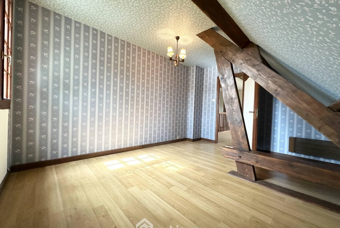 Belle maison de 154 m² à Bruyères-et-Montbérault avec jardin et sous-sol 