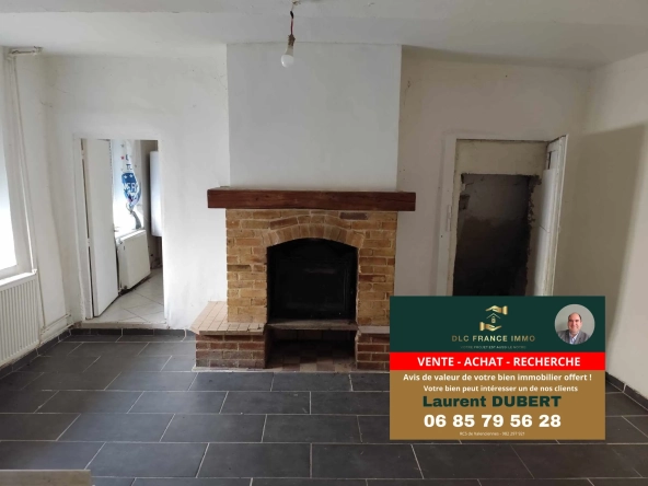Maison en pierre à rénover de 5 pièces à Bachant dans l'AVESNOIS