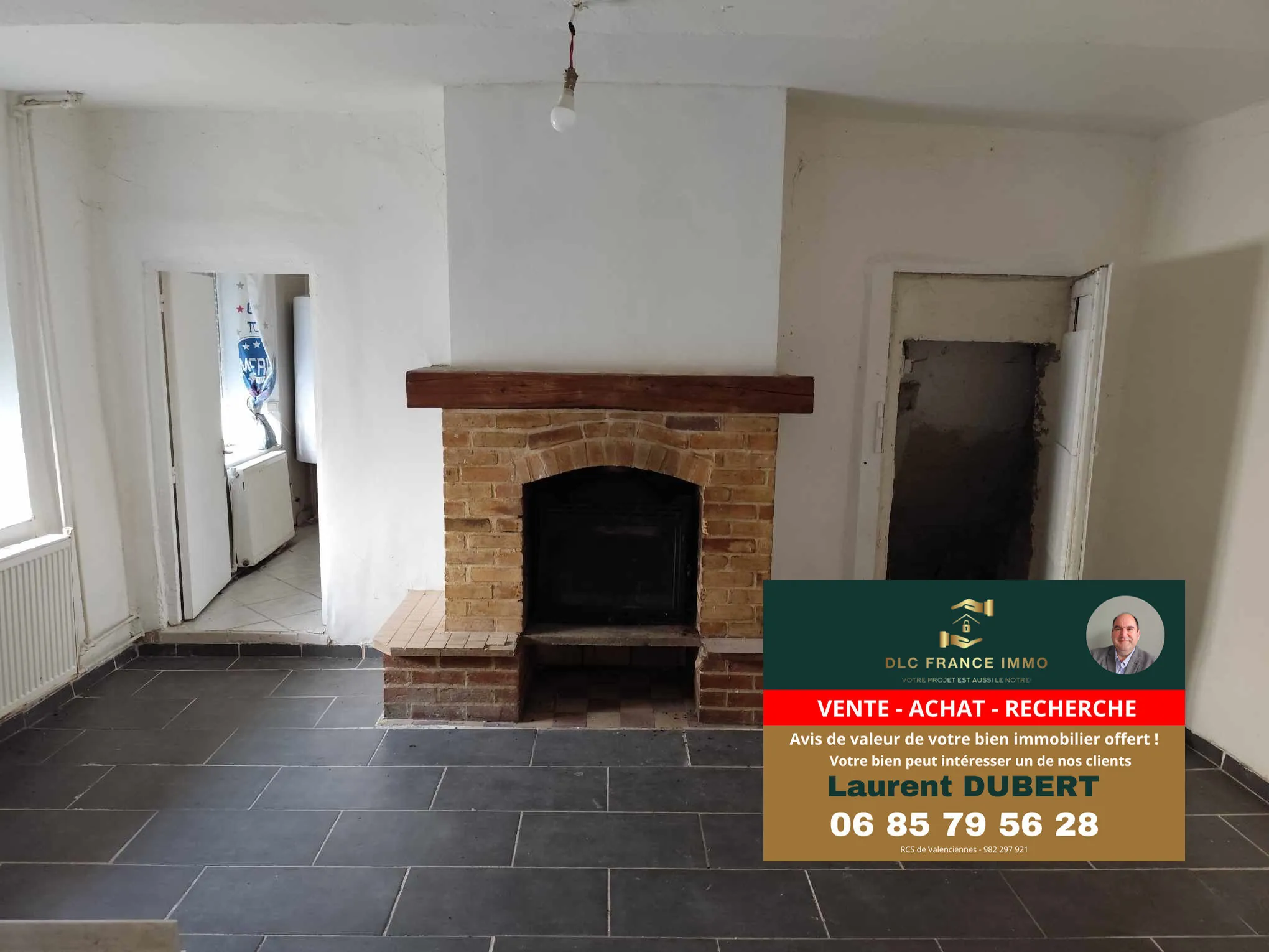 Maison en pierre à rénover de 5 pièces à Bachant dans l'AVESNOIS 