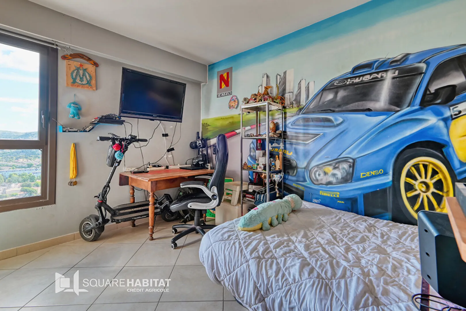 Appartement 4 pièces avec vue panoramique à Marseille 13013 - Cave et parking 