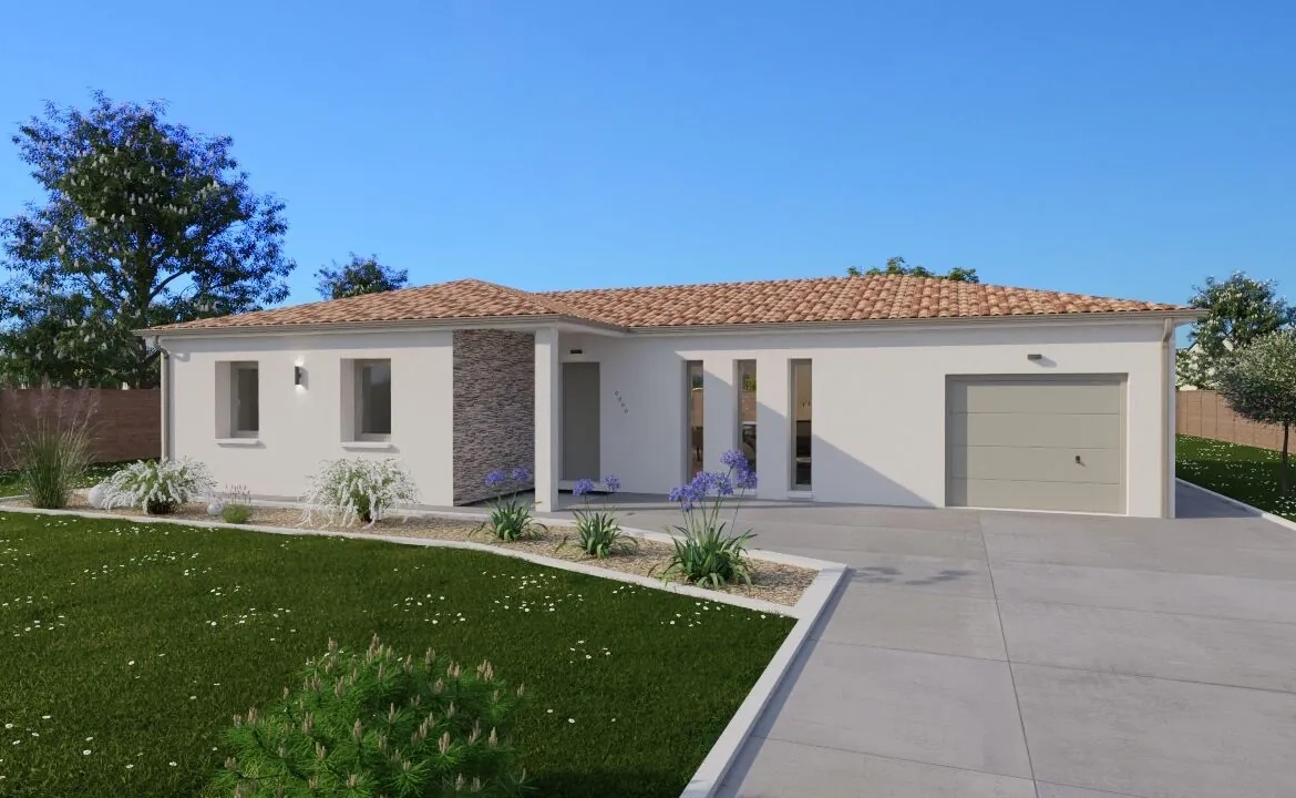 Maison neuve Capri 102 m² avec 4 chambres à Availles-en-Châtellerault 