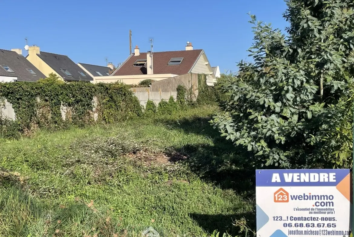 Terrain constructible de 669 m² à Sainte-Luce-sur-Loire, proche Nantes 