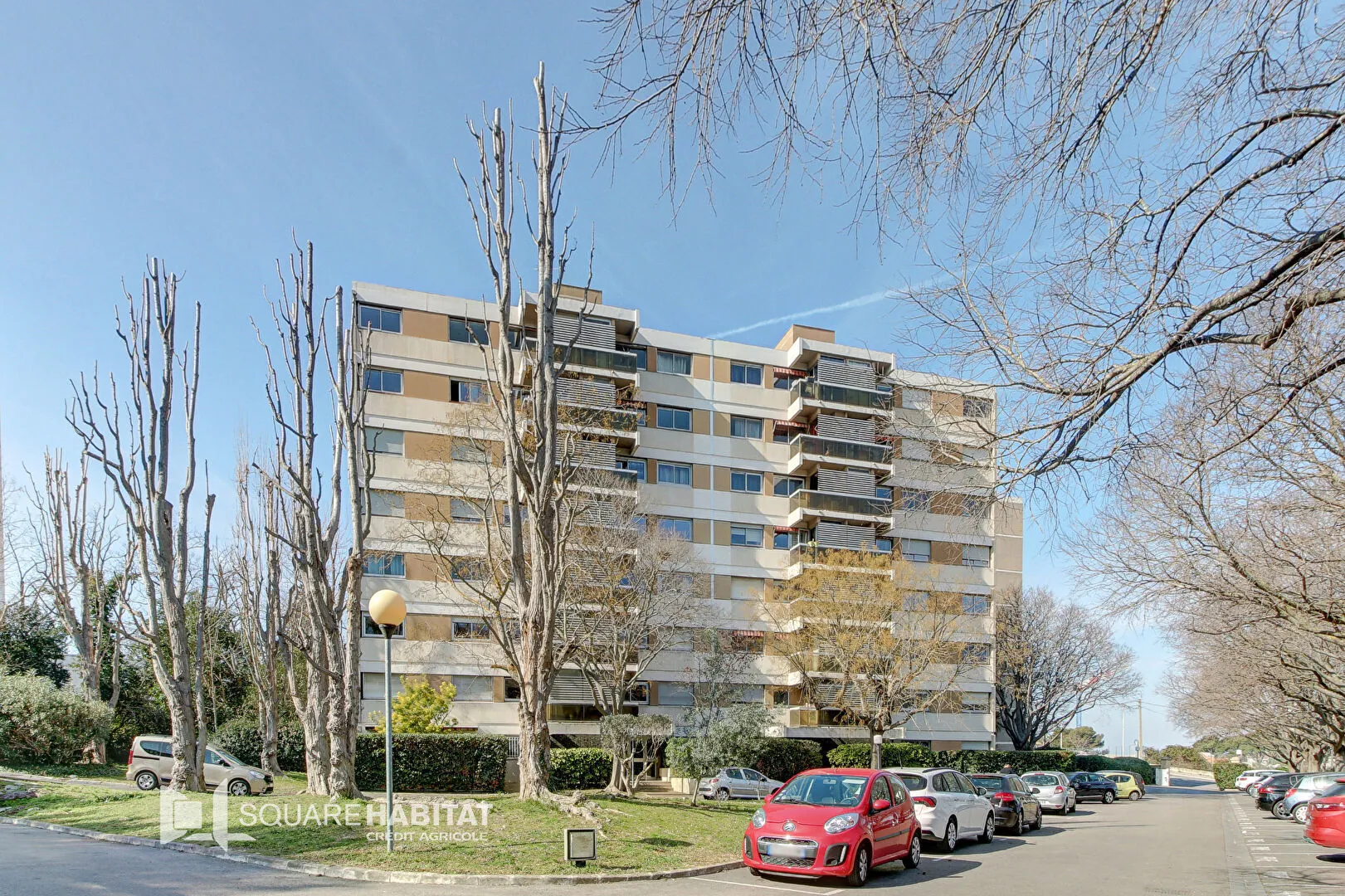 Appartement 4 pièces lumineux de 89 m² à Marseille dans résidence calme 