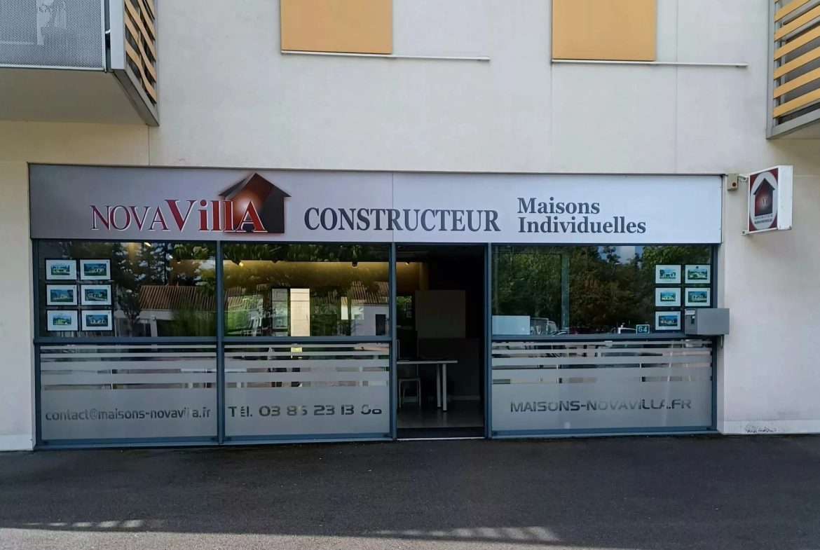 Projet de maison moderne à Uchizy sur terrain de 600 m² 