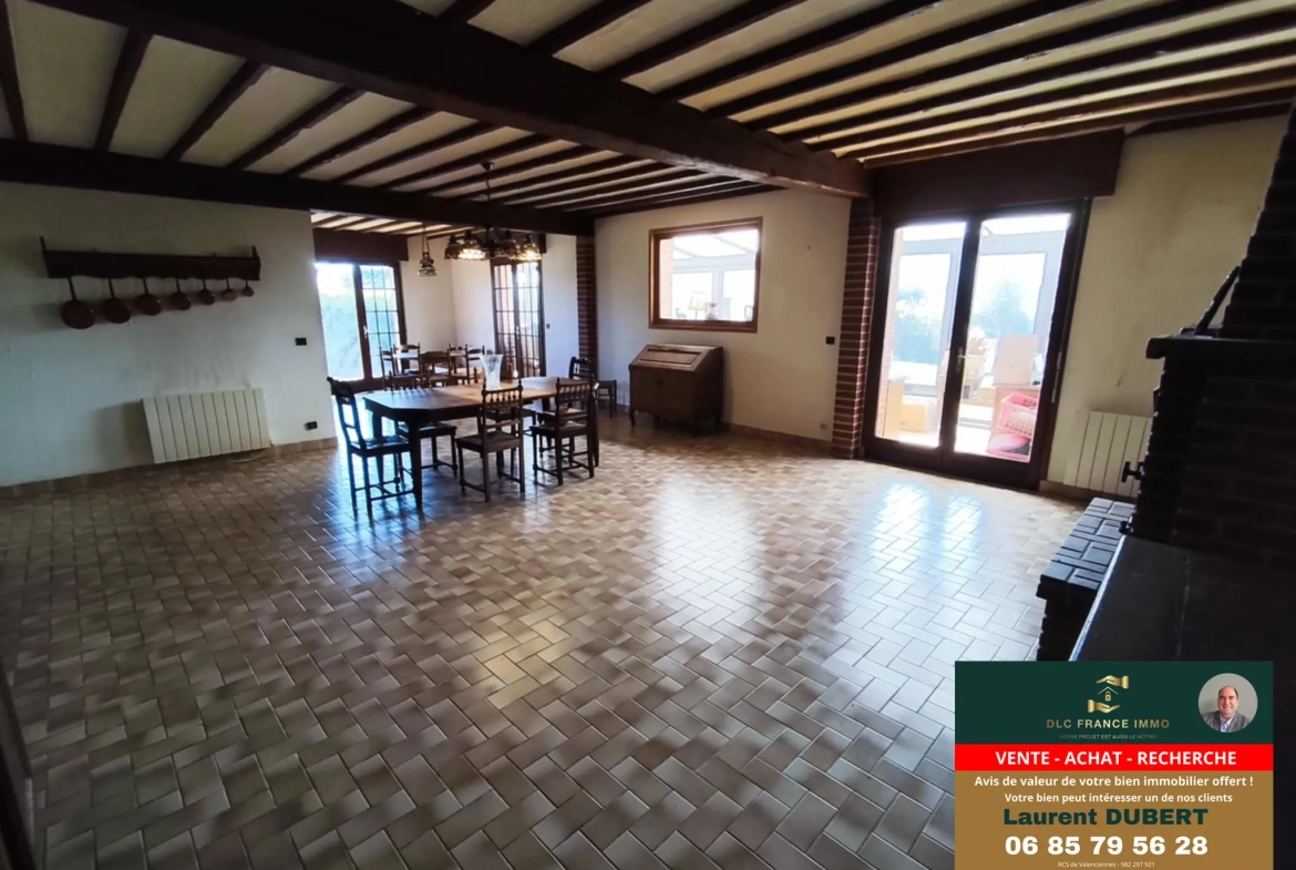 Maison à vendre de 140 m² avec 4 chambres à Maroilles dans le bocage de l'Avesnois 