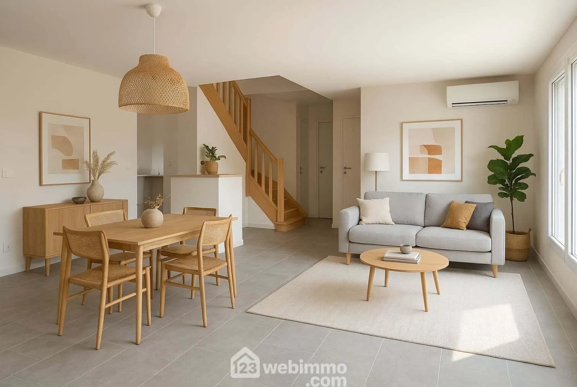 Maison neuve de 90 m² à Vailly-sur-Aisne avec garage et jardin 