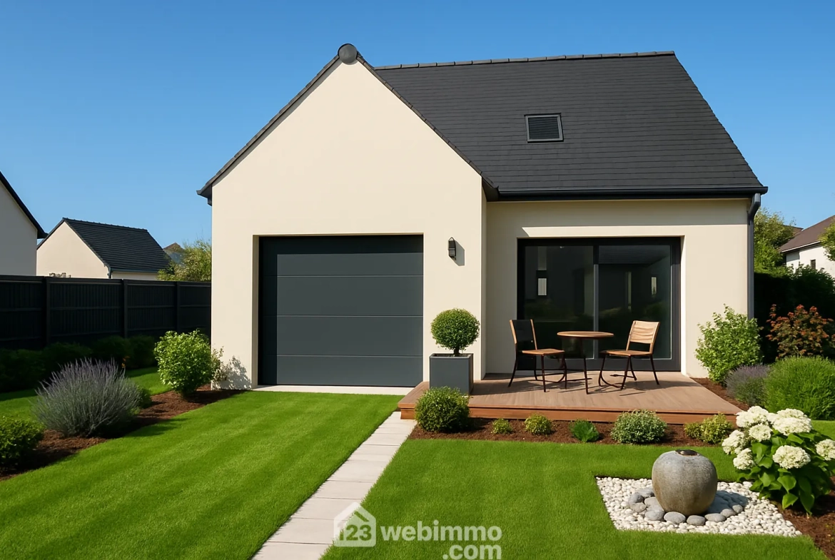 Maison neuve de 90 m² à Vailly-sur-Aisne avec garage et jardin 