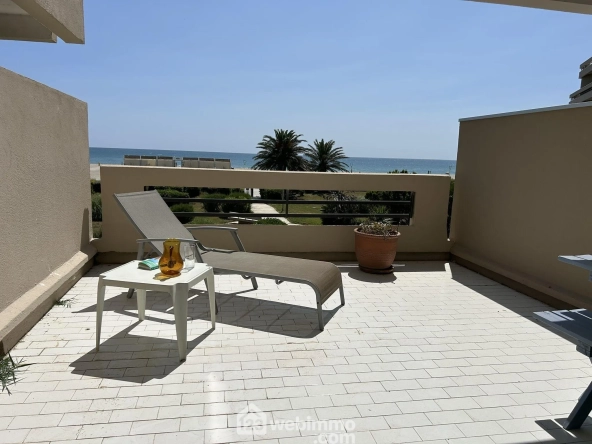 Appartement avec terrasse vue mer à Canet-en-Roussillon - Résidence sécurisée