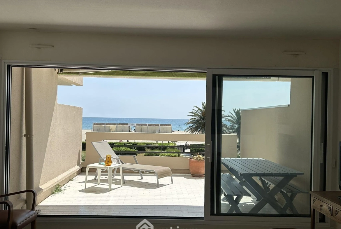 Appartement avec terrasse vue mer à Canet-en-Roussillon - Résidence sécurisée 