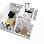 Studio rénové à Rouen - Investissement locatif clé en main