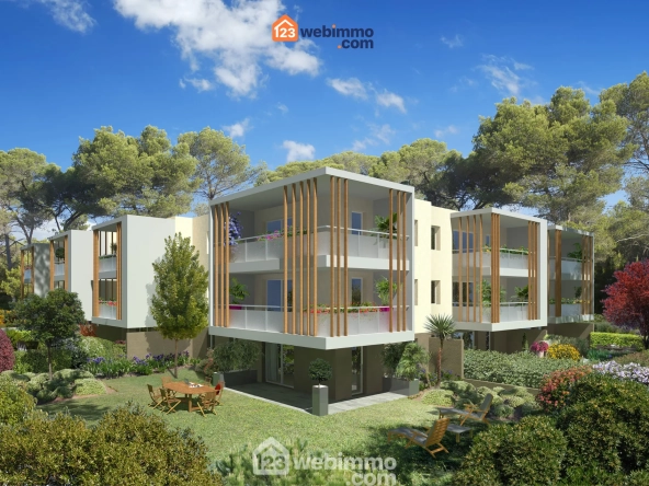 Appartement neuf de 65m² avec terrasse et parking à Villeneuve-lès-Avignon