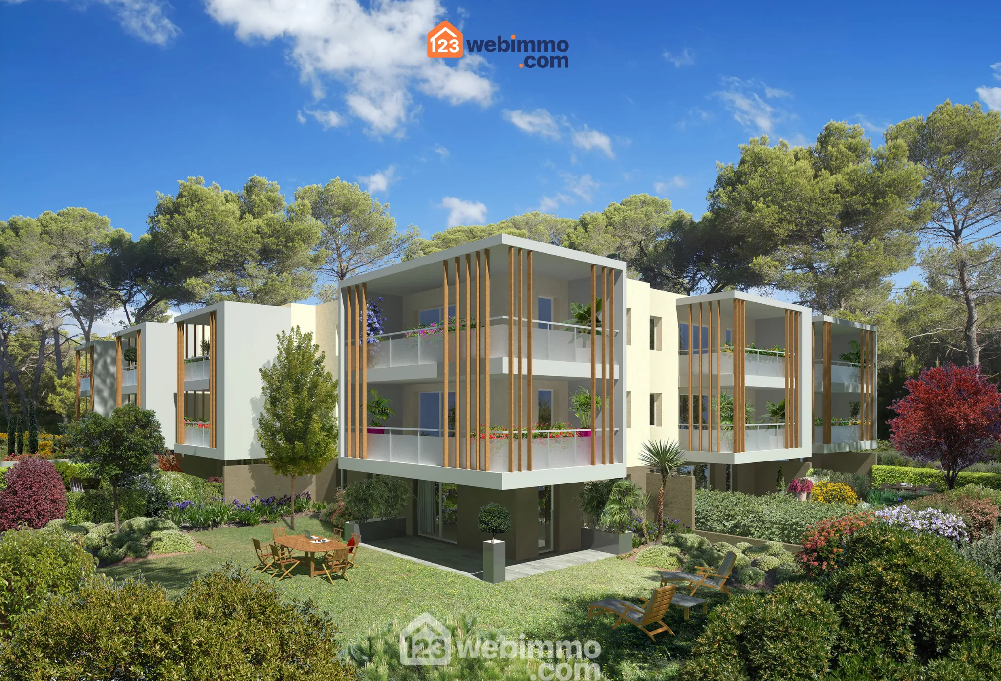 Appartement neuf de 65m² avec terrasse et parking à Villeneuve-lès-Avignon 