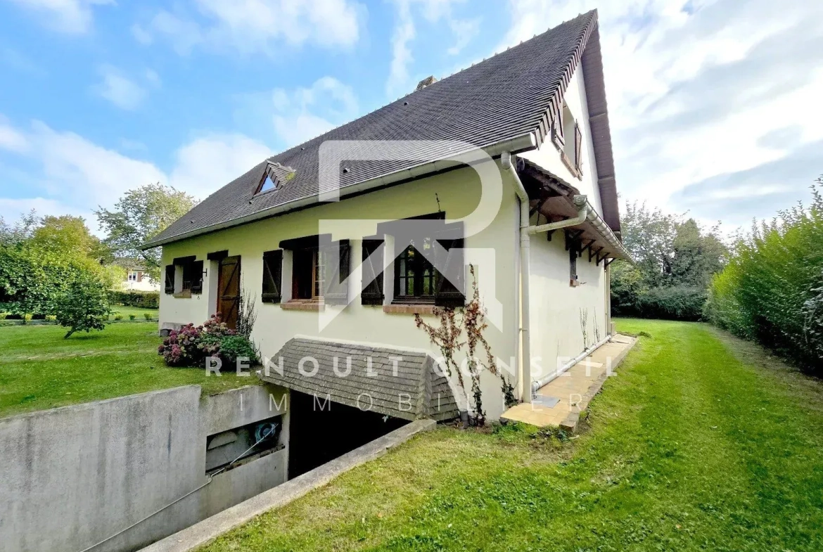 Belle maison individuelle avec 4 chambres à Clères, terrain de 1000m², environnement calme 