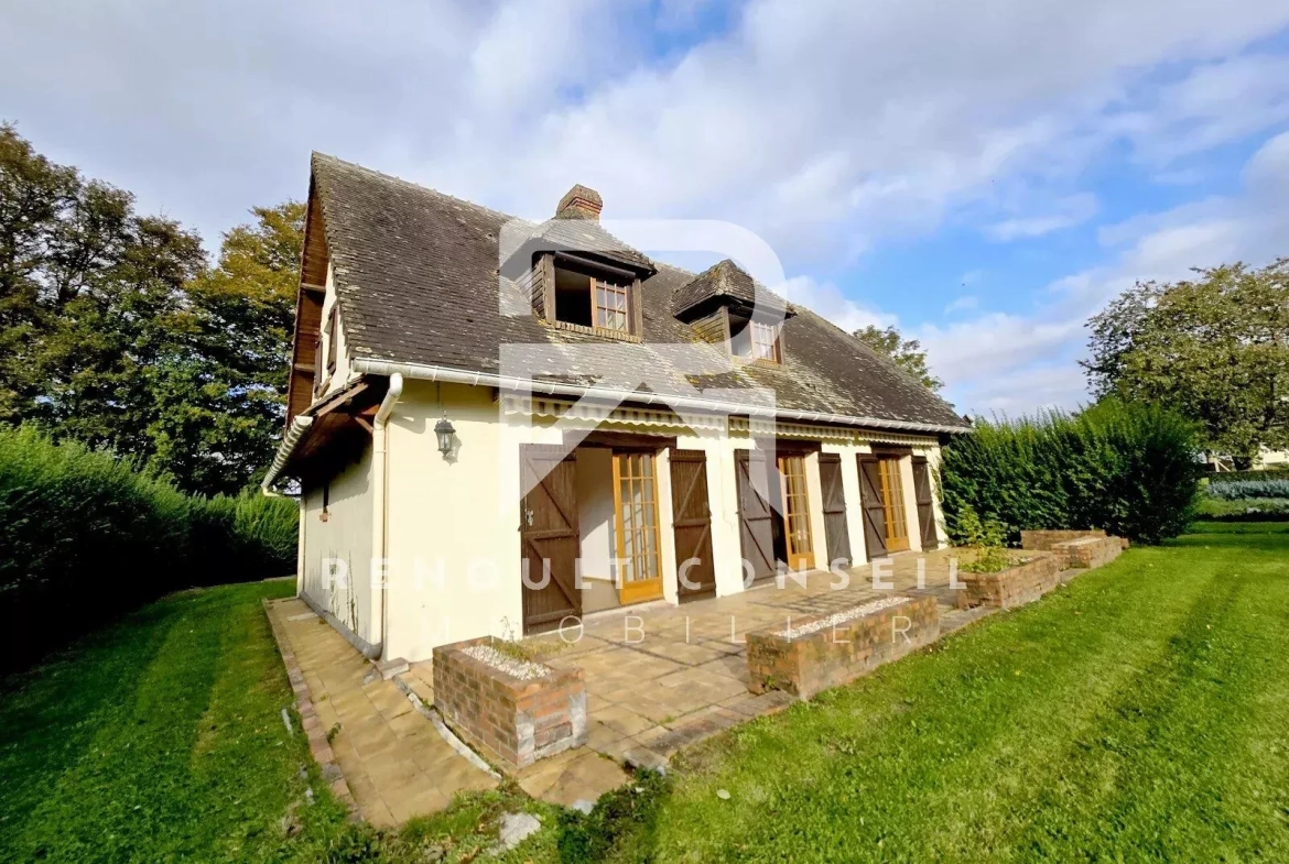 Belle maison individuelle avec 4 chambres à Clères, terrain de 1000m², environnement calme 