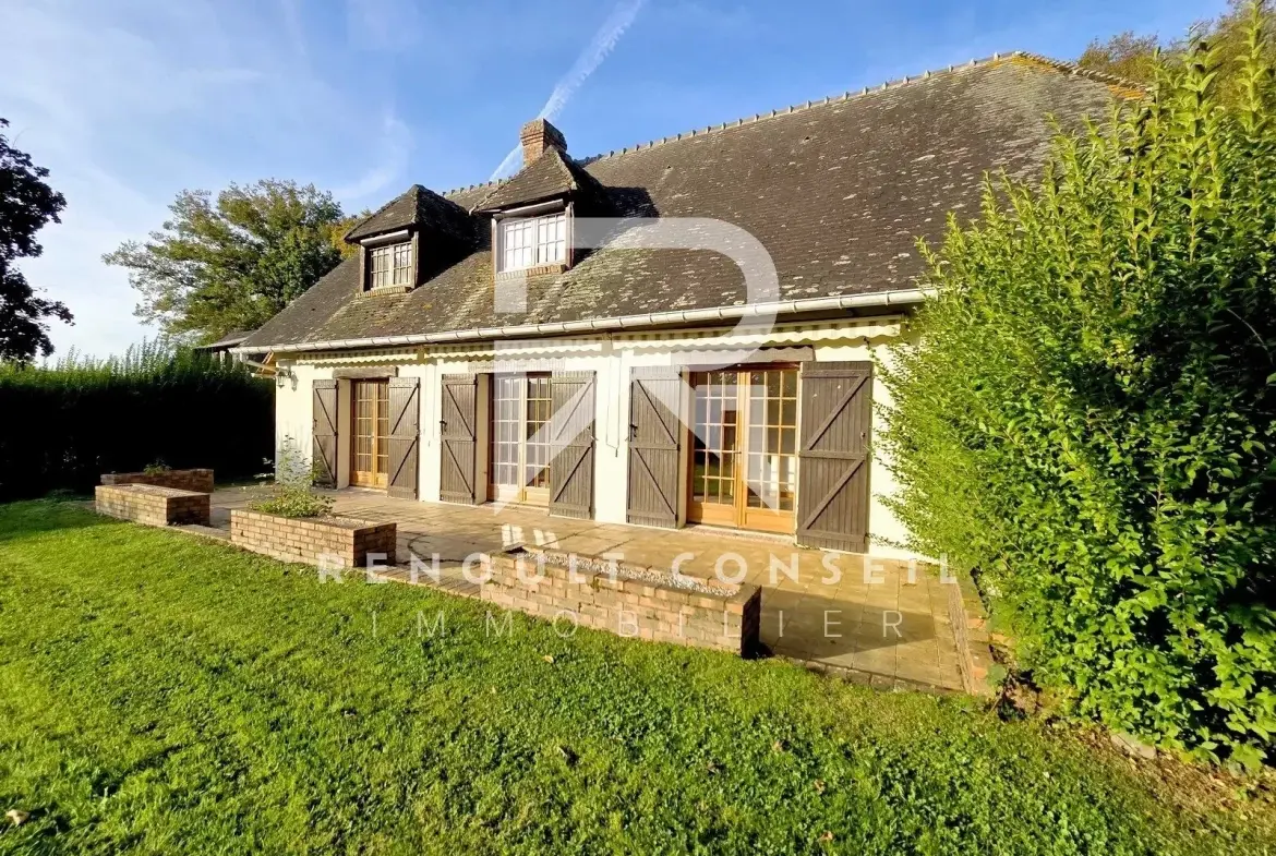 Belle maison individuelle avec 4 chambres à Clères, terrain de 1000m², environnement calme 