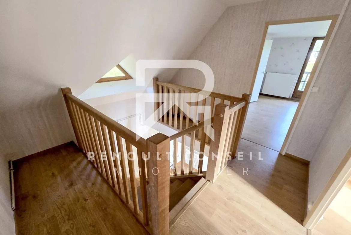 Belle maison individuelle avec 4 chambres à Clères, terrain de 1000m², environnement calme 