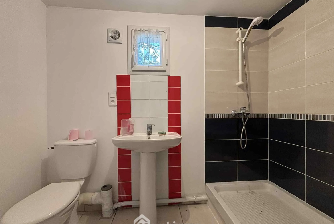 Maison lumineuse de plain-pied à Descartes avec grand sous-sol et terrain de 1166 m² 