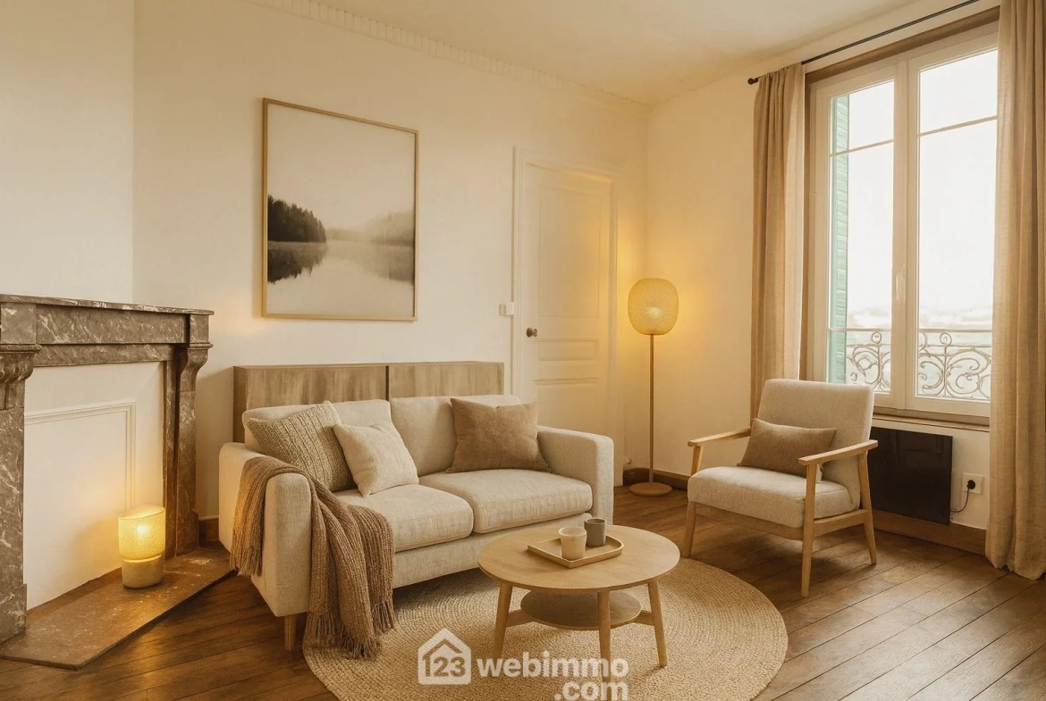 Appartement 2 pièces de 37,62 m² à Choisy-le-Roi, dernier étage avec jardin partagé 