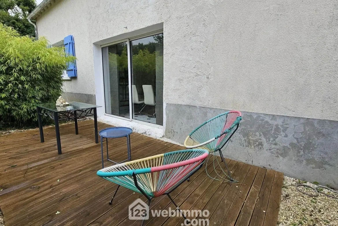 Maison rénovée de 102 m² avec jardin à Milly-la-Forêt proche gare 