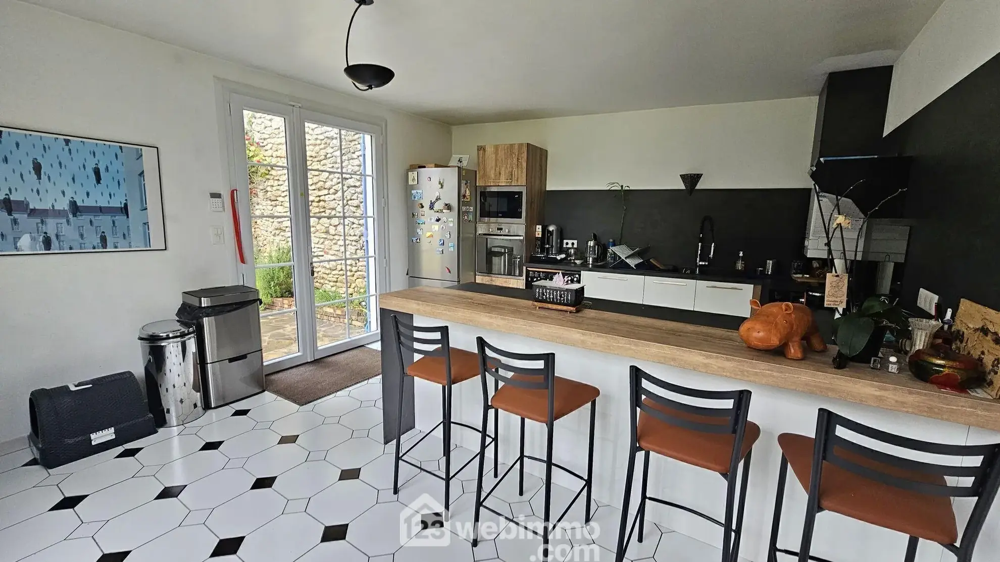 Maison rénovée de 102 m² avec jardin à Milly-la-Forêt proche gare 