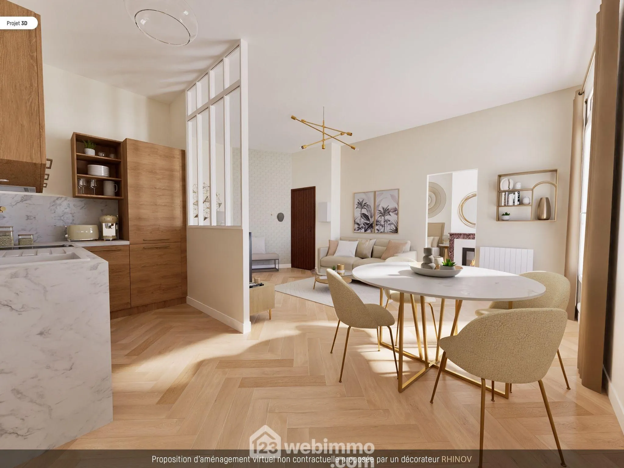 Appartement à vendre de 65 m² en hypercentre à Châtellerault - Investissement ou résidence 