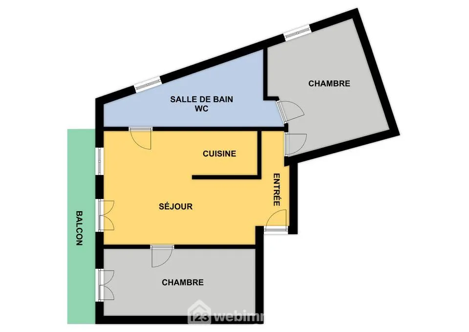 Appartement à vendre de 65 m² en hypercentre à Châtellerault - Investissement ou résidence 
