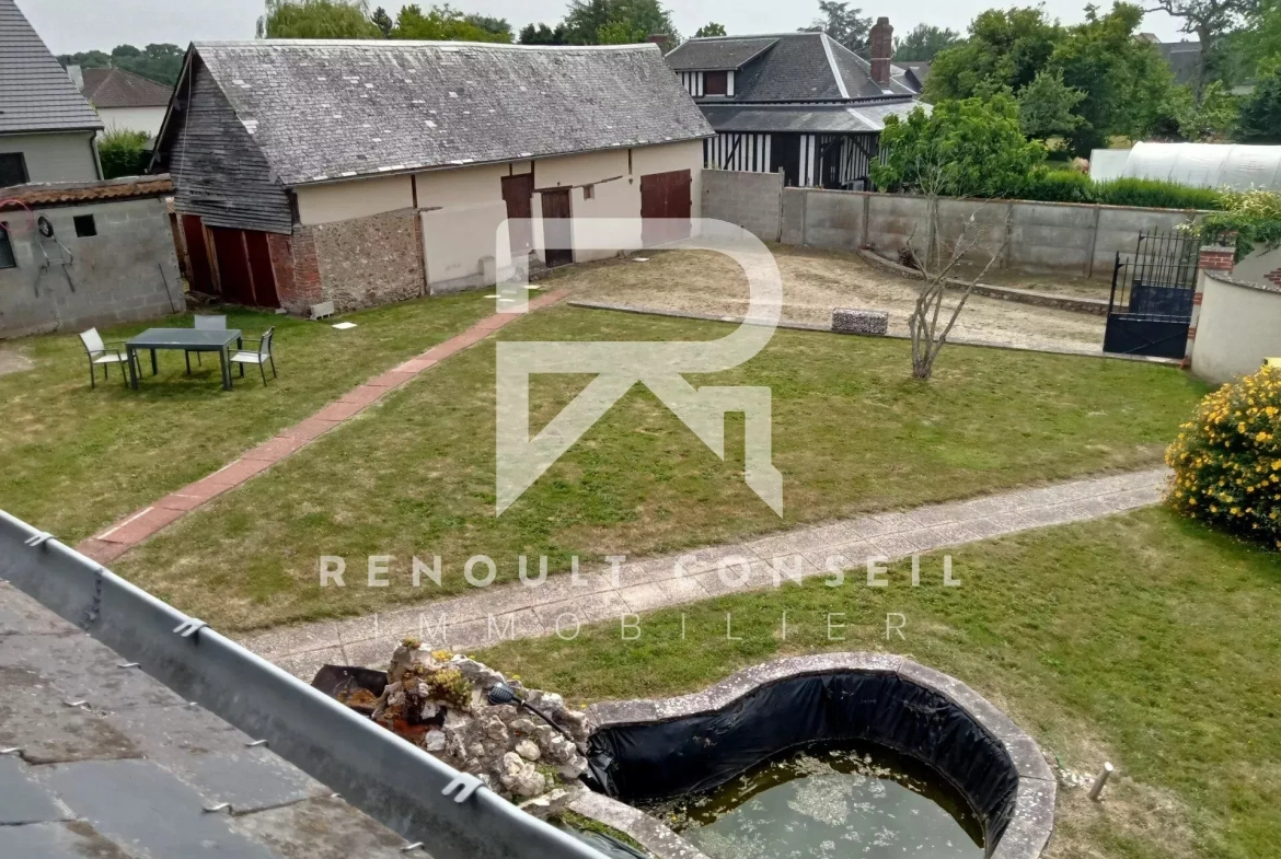 Longère rénovée de 140 m² à Sacquenville, proche d'Évreux 