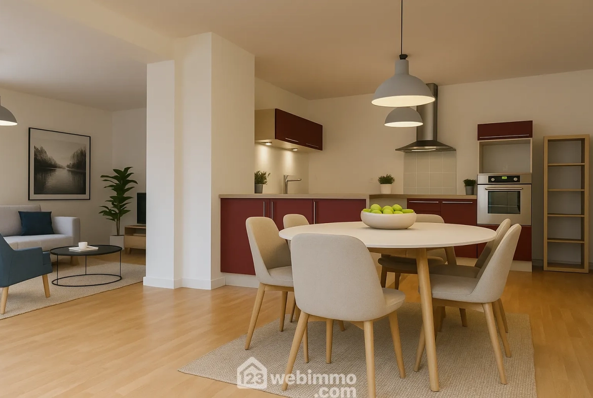 Appartement 129 m2 avec 3 chambres et parking à Chasseneuil-du-Poitou 