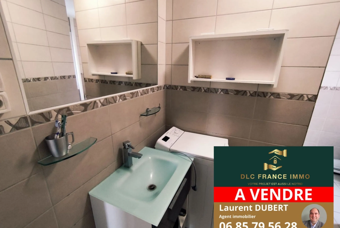 Appartement lumineux 2 chambres à Maubeuge, centre-ville - Dernier étage 