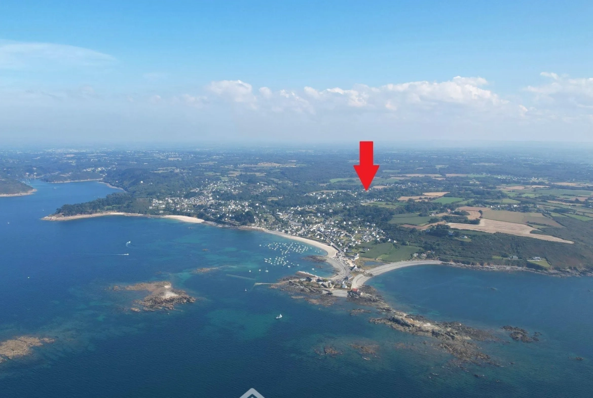Terrain à bâtir de 3572 m² à Trédrez-Locquémeau, proche mer 
