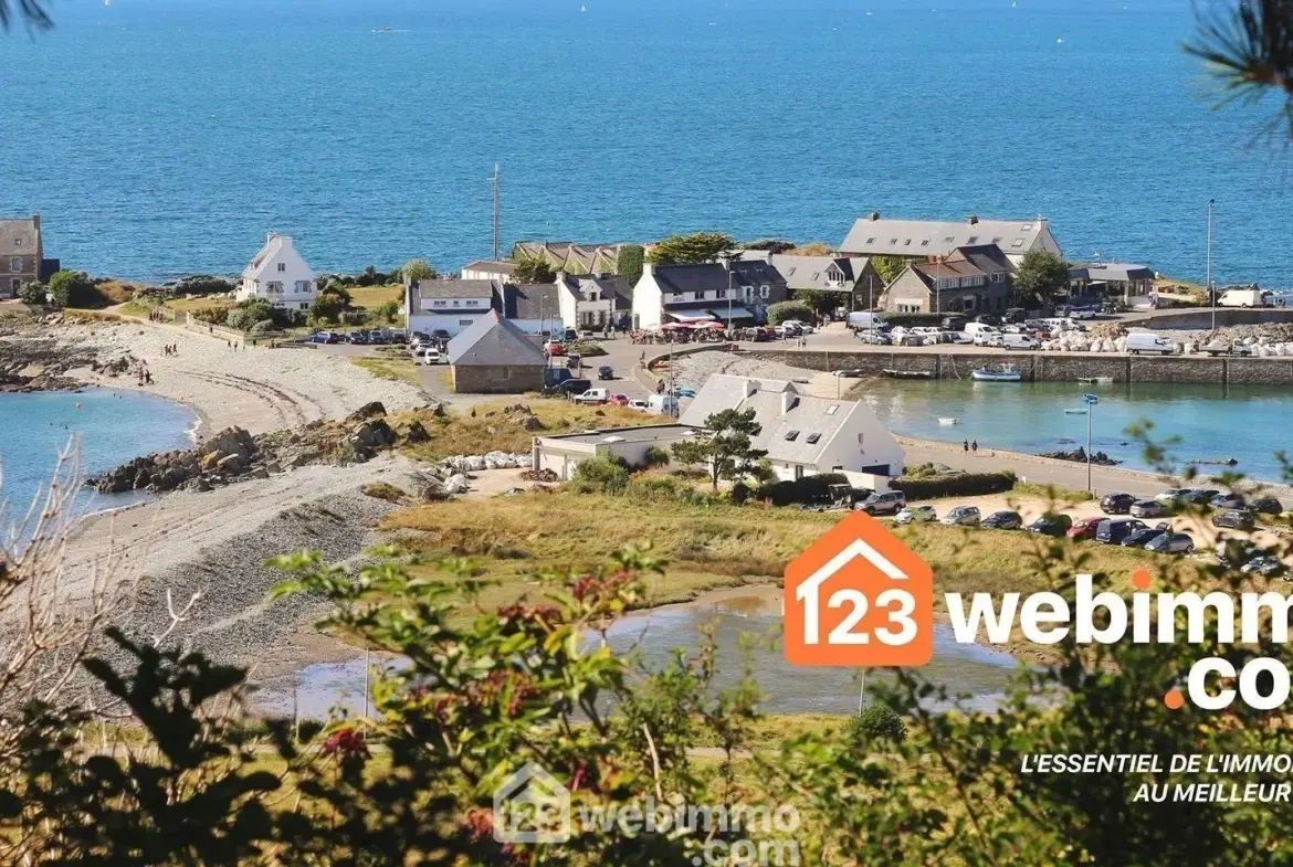 Terrain à bâtir de 3572 m² à Trédrez-Locquémeau, proche mer 