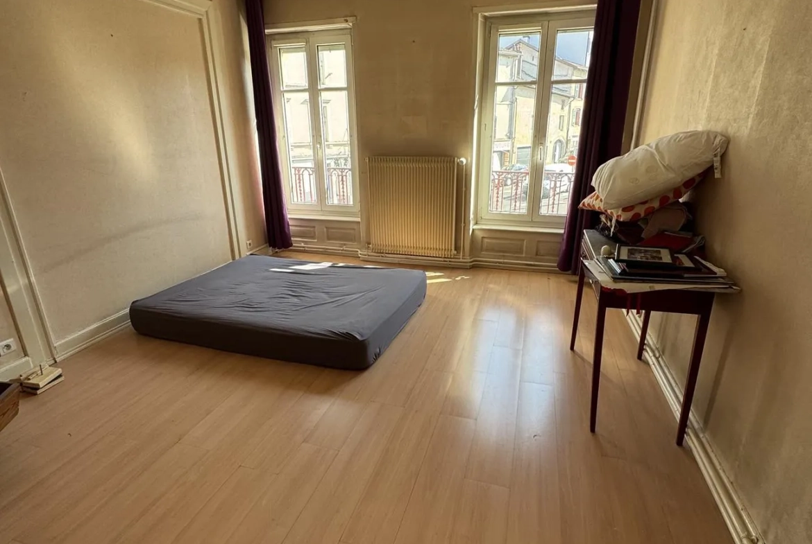 Appartement lumineux de 138 m² en centre-ville d'Épinal avec balcon et cave 