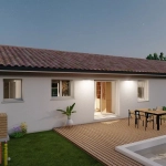 Maison neuve 4 chambres avec garage et jardin à Marsac-sur-l’Isle