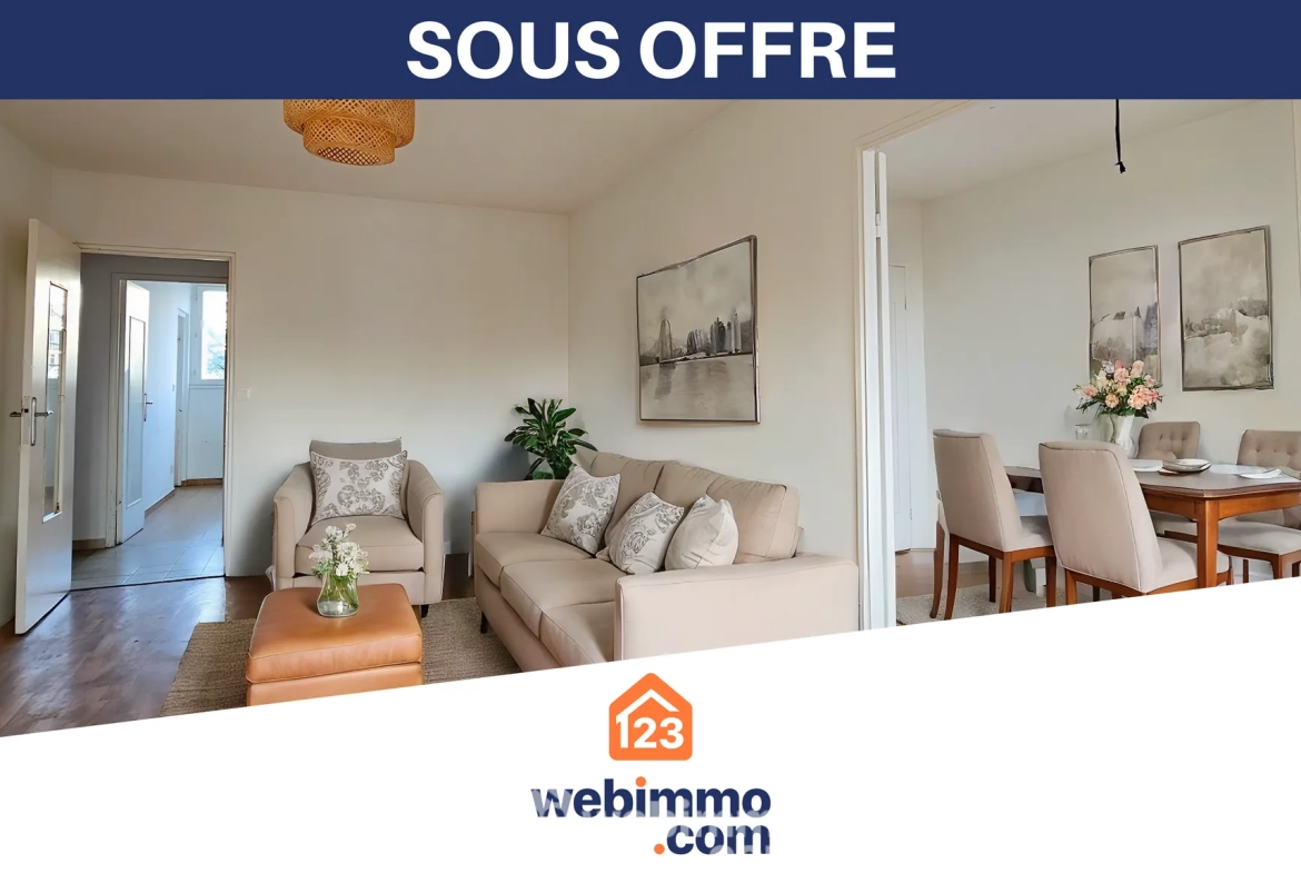 Appartement 60 m² à Pau avec balcon, proche du centre-ville 