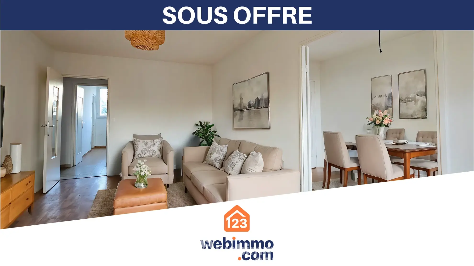 Appartement 60 m² à Pau avec balcon, proche du centre-ville 