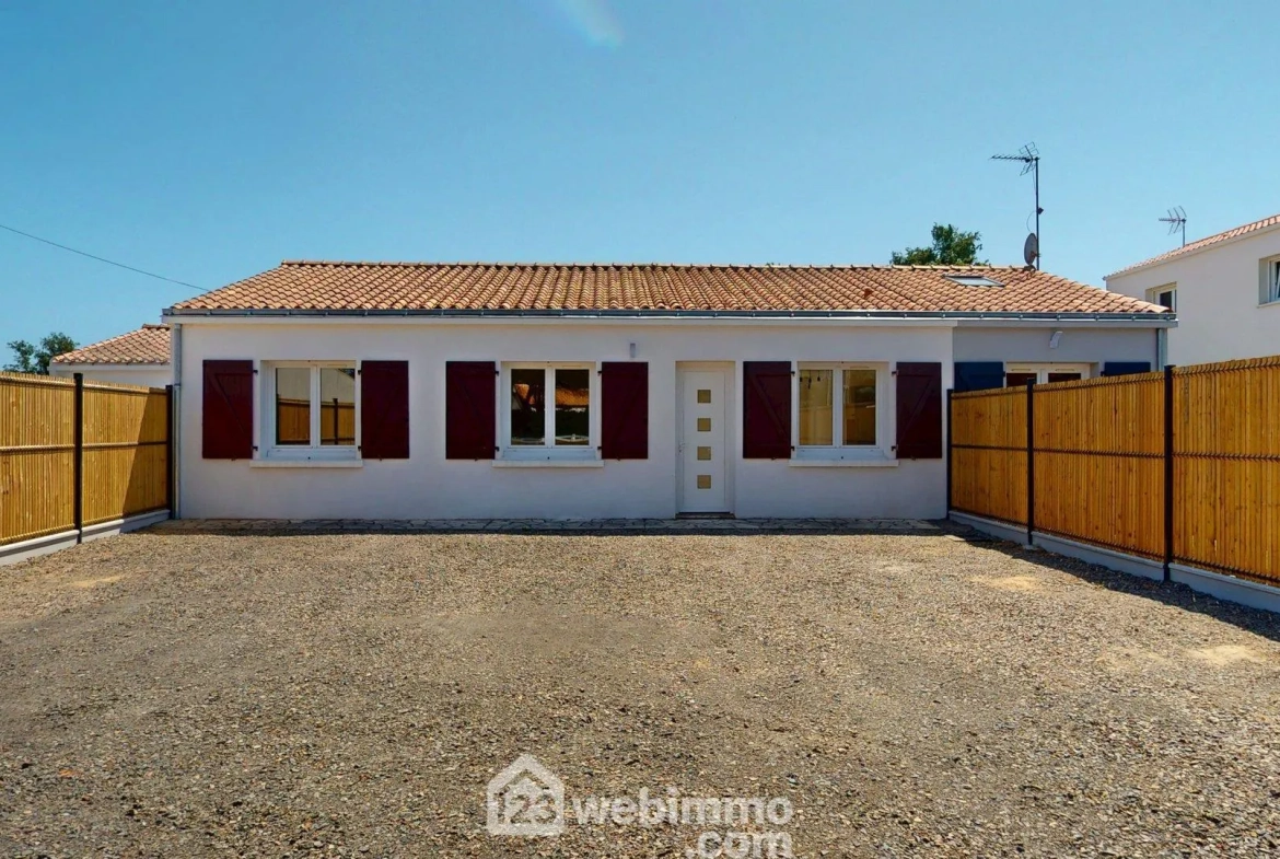 Maison de 84 m² à Bourgenay, proche plages, avec jardin et terrasse en Vendée 