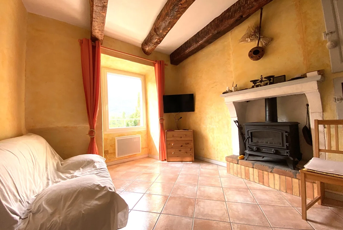 Appartement T2 à Montclus en vente, 33,6 m², proche Serres et la Germanette 