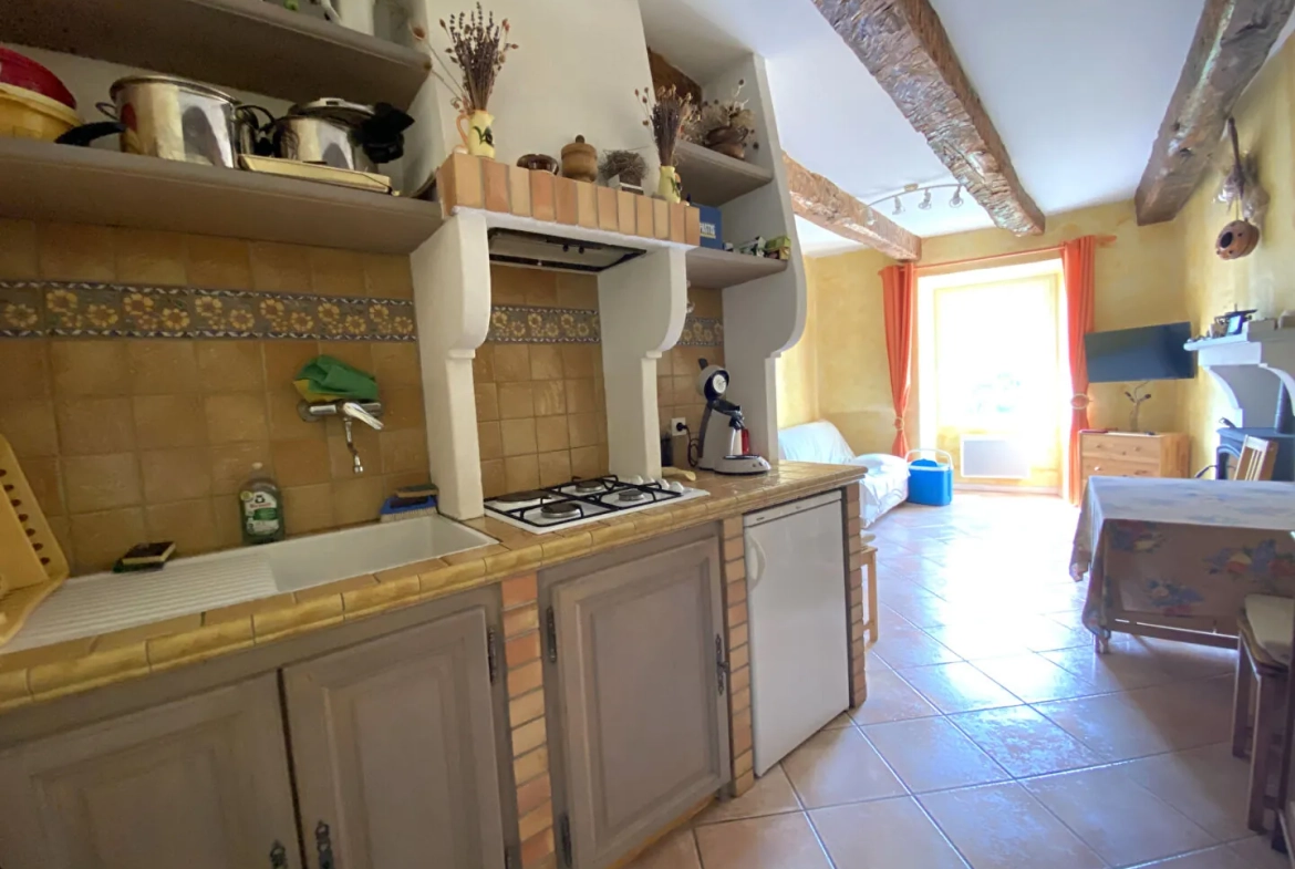 Appartement T2 à Montclus en vente, 33,6 m², proche Serres et la Germanette 