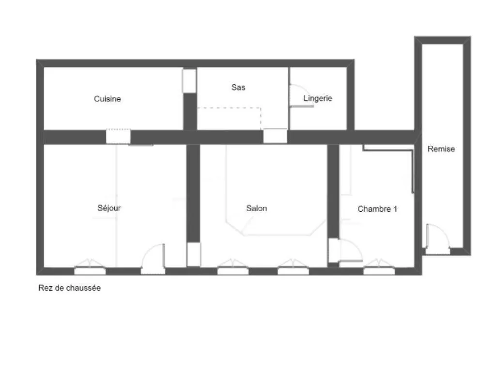 Maison de village à Cherré (49) - 124,73m², idéale pour un premier achat familial 
