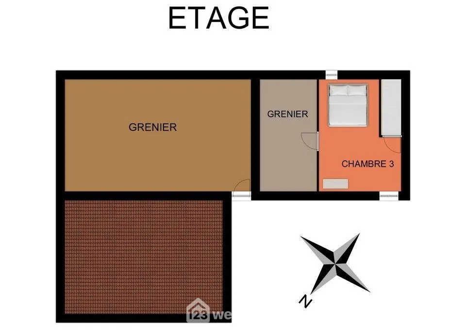 Maison de plain-pied avec dépendances à Braye-Sous-Faye 