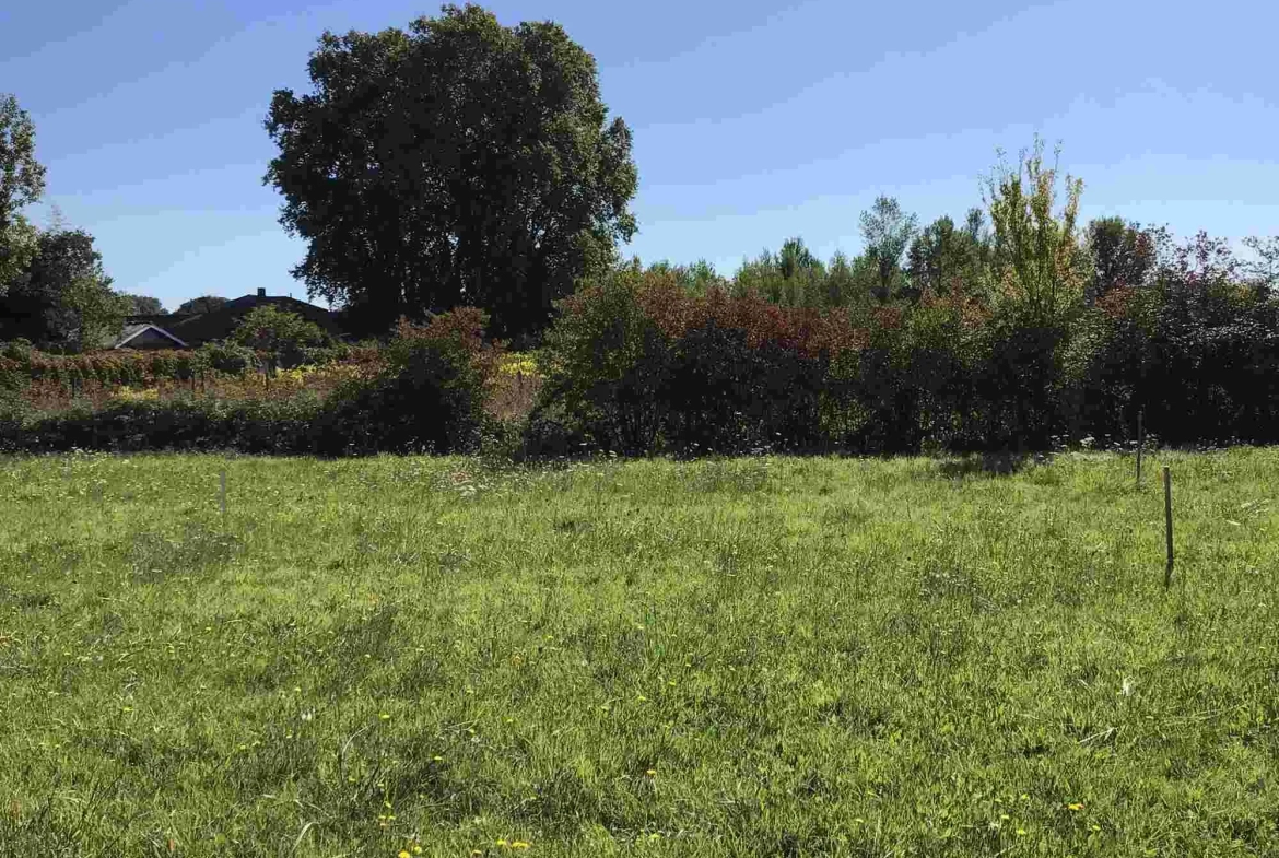 Terrain à bâtir à Langon avec vue dégagée et proximité du centre-ville 