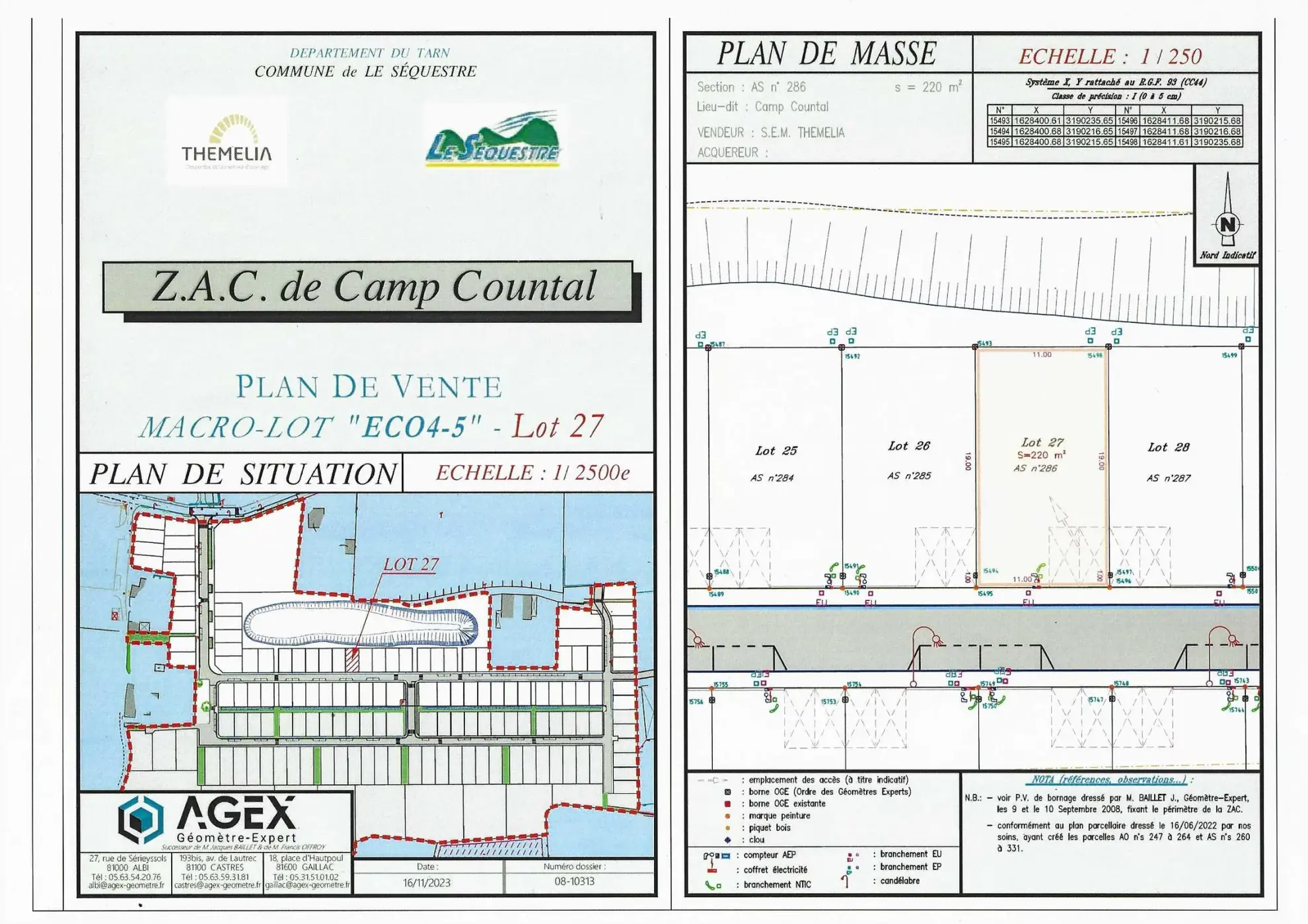 Terrain à bâtir de 220m² au Sequestre avec exonérations fiscales et proximité écoles 
