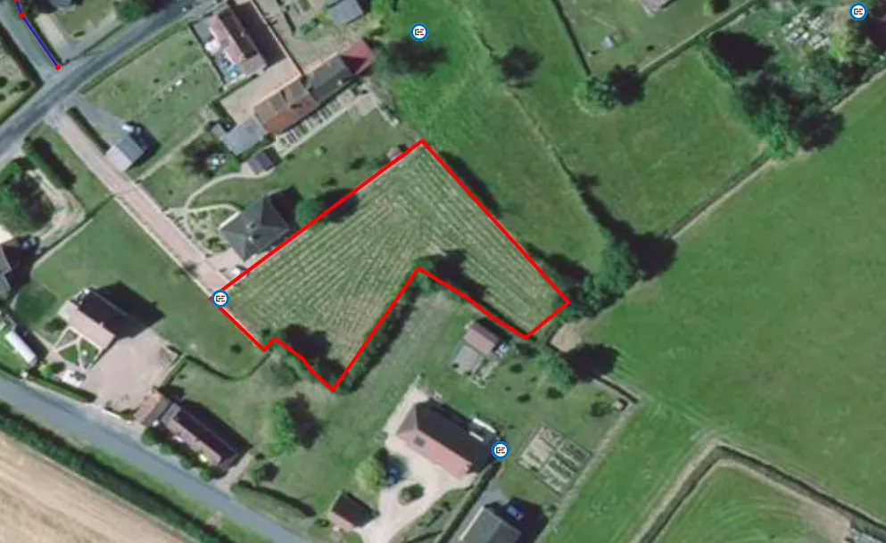 Terrain à vendre à Clessy de 2 000 m², viabilisé et calme 