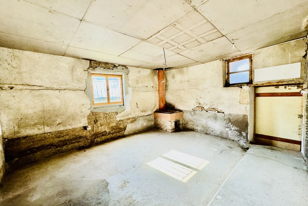 Maison de Bourg à Rénover à Mably avec Grand Terrain et Dépendances 