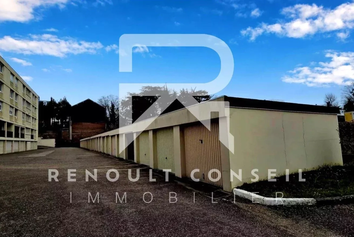 Appartement F3 avec balcon et garages à Saint-Aubin-lès-Elbeuf 
