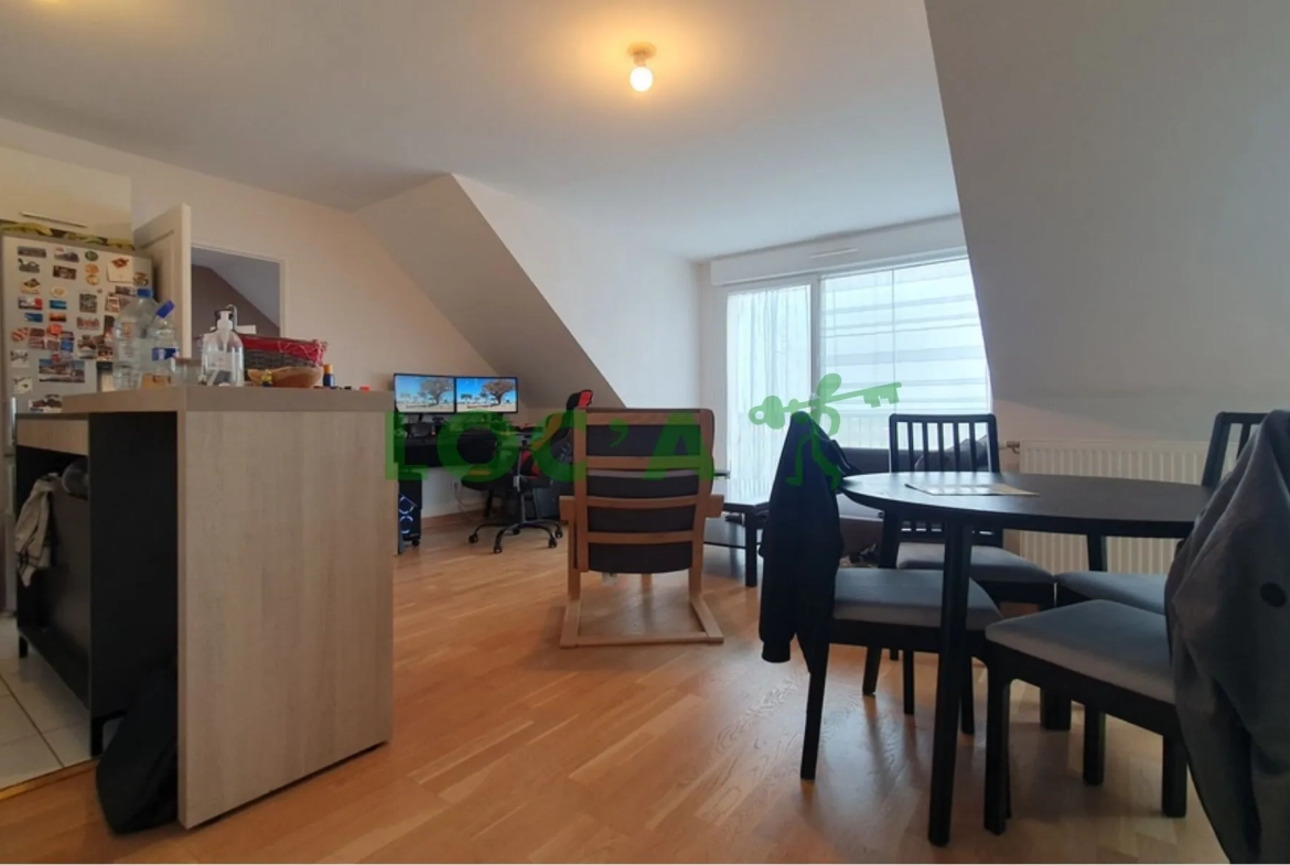 Investissez dans un F2 de 41m² à Perrigny-lès-Dijon, résidence de 2014, vendu loué 