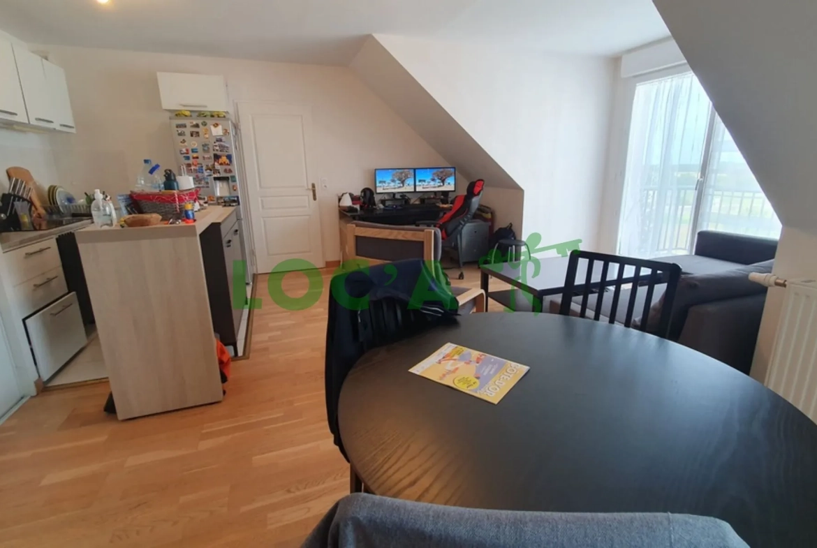 Investissez dans un F2 de 41m² à Perrigny-lès-Dijon, résidence de 2014, vendu loué 