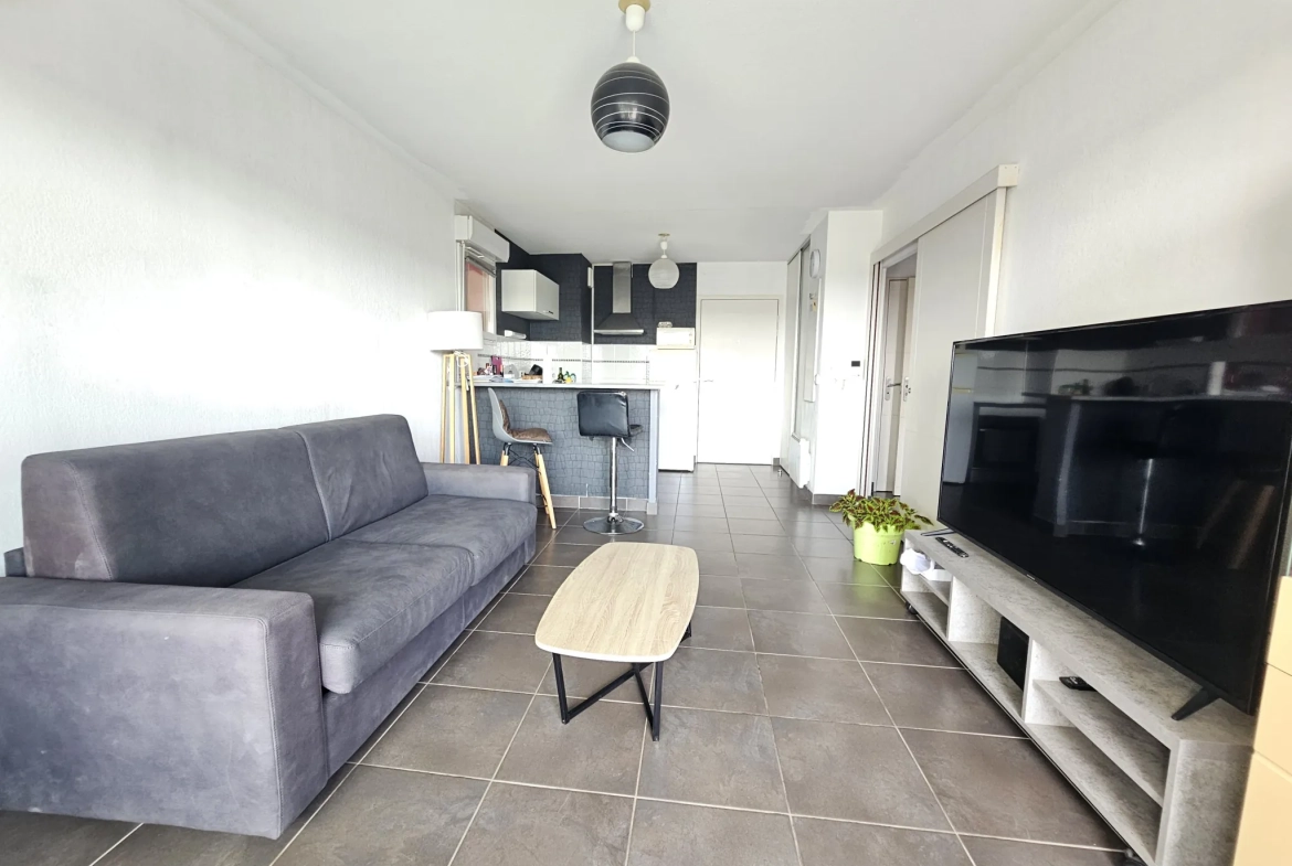 Appartement T2 loué avec terrasse et parking à Jacou - Investissement immobilier 
